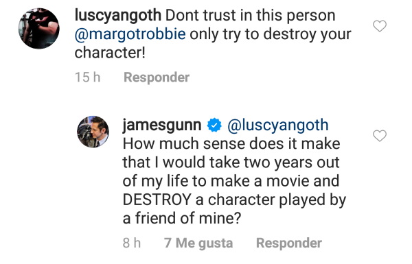 James Gunn defiende el trabajo de Margot Robbie en The Suicide Squad