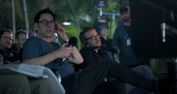 Kevin Feige visitó a James Gunn en el set de The Suicide Squad