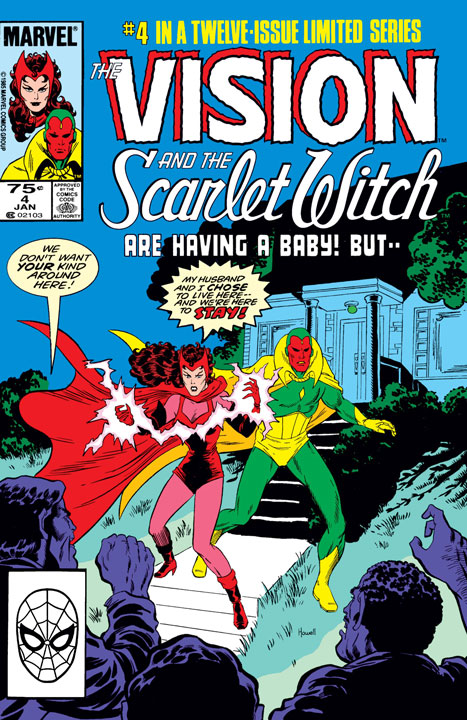 ¿Cómo se dio a conocer que Scarlet Witch y Vision serían padres?