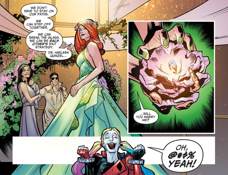 ¡Vivan las novias! Harley Quinn y Poison Ivy se han casado en Injustice