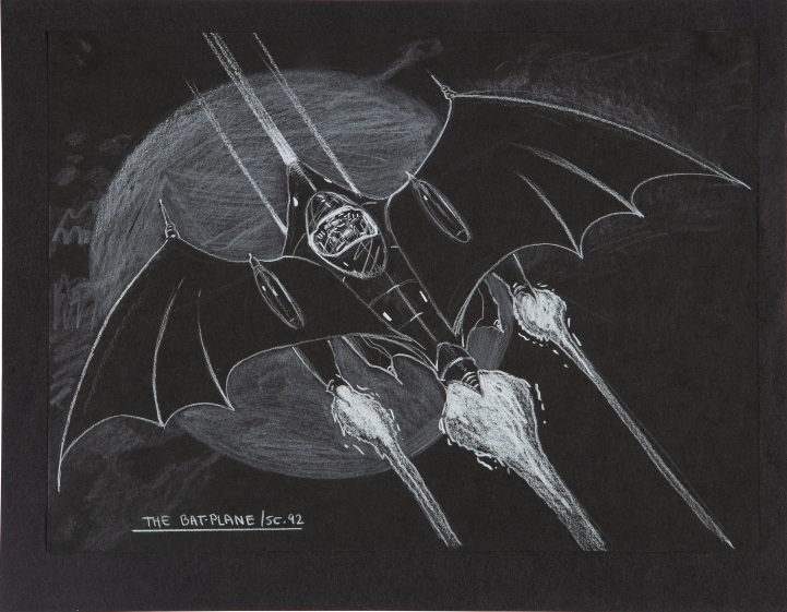 Subastan artes conceptuales originales de la película Batman de 1989