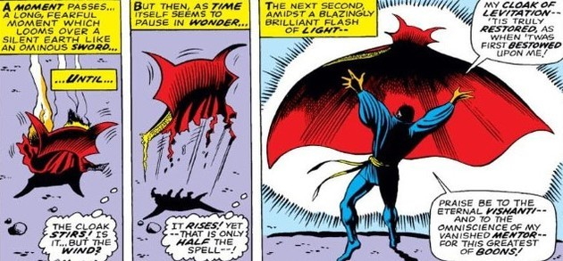 ¿Cuántas veces ha salvado la Capa de Levitación al Doctor Strange?