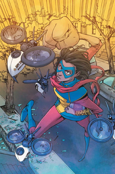 Primeras imágenes de Iman Vellani en el set de Ms. Marvel