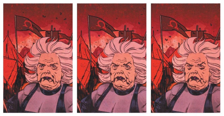 Granny Goodness acompaña a Darkseid y Desaad en el nuevo clip de Justice League