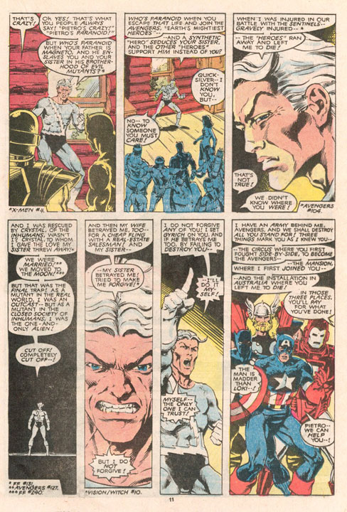 Las veces que Pietro ha actuado como un villano