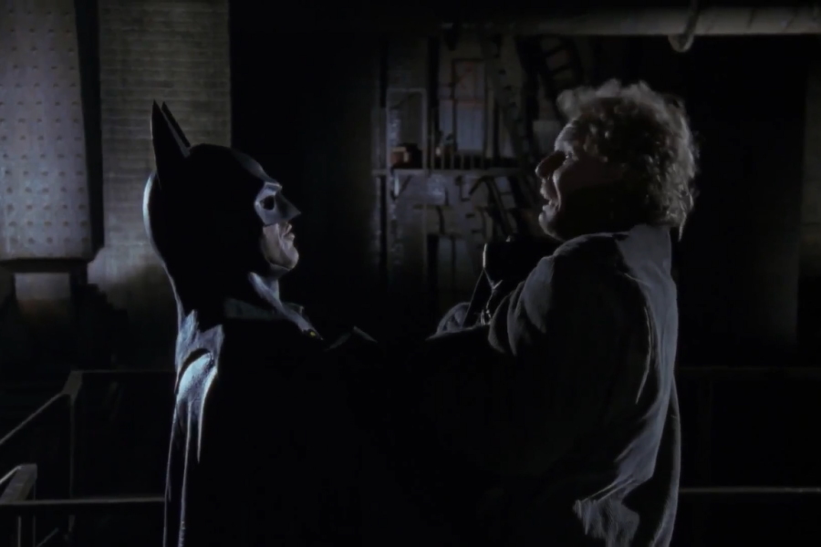 Una frase icónica de Batman en 1989 no estaba de manera original en el guión