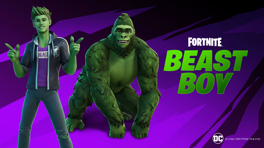 Beast Boy y el arte de Gabriel Picolo llegan a la isla de Fortnite