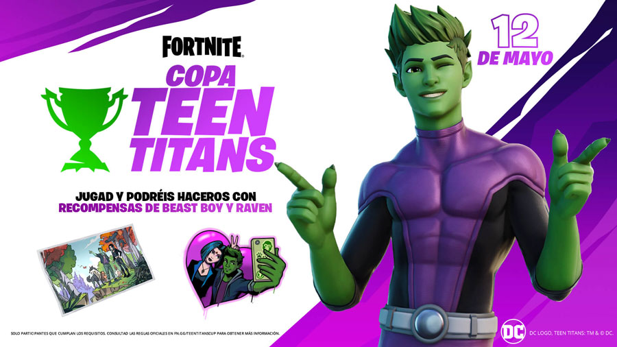 Beast Boy y el arte de Gabriel Picolo llegan a la isla de Fortnite