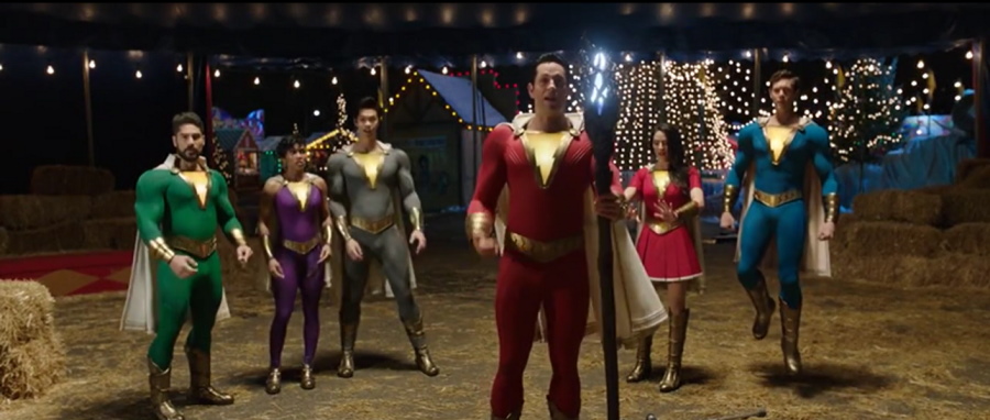 La familia Shazam tendrá nuevos trajes para Shazam: Fury of the Gods
