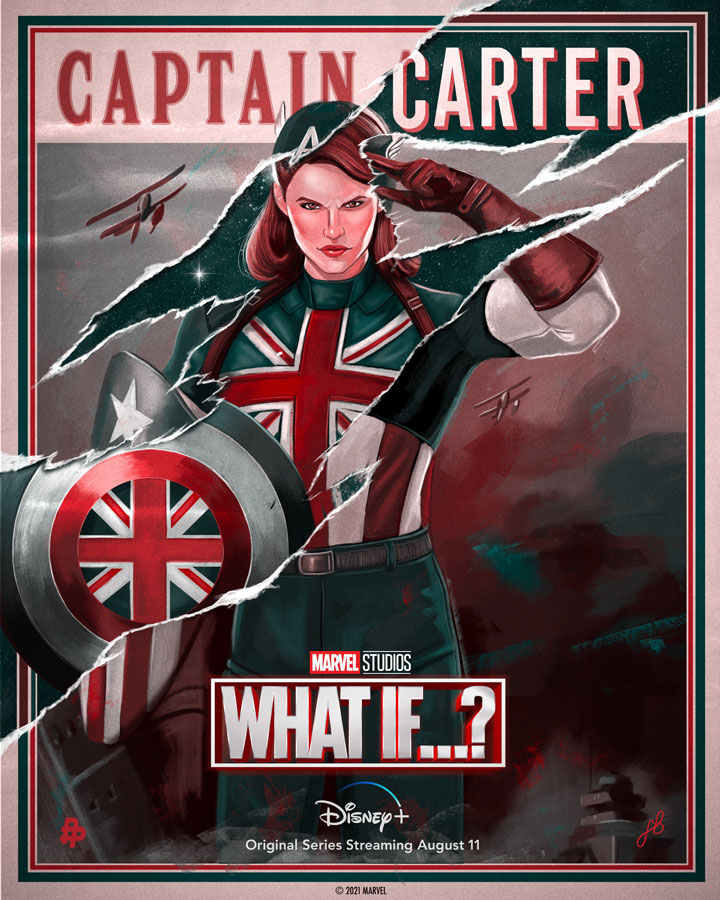 What If...? presenta un impactante póster con la Capitana Carter
