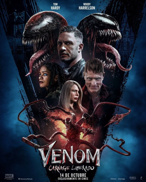 ¡Simbiontes a la vista! Nuevo póster de Venom: Let There Be Carnage presenta más personajes