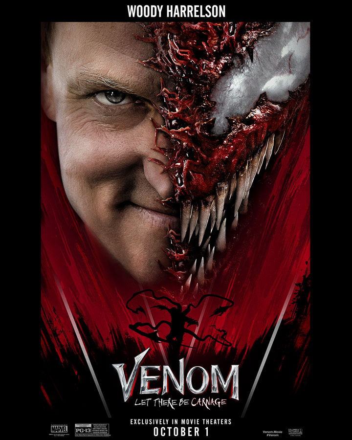 Venom: Let There Be Carnage libera los posters más impresionantes del cine