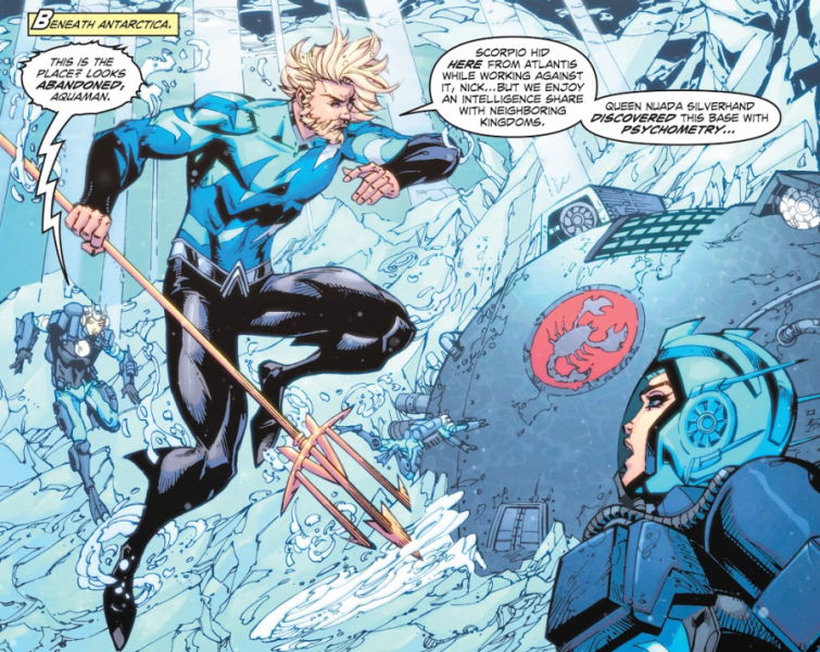 ¿Cuál es el origen del traje azul de Aquaman?