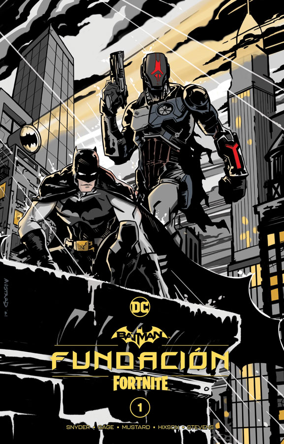 Llega Batman/Fortnite: Fundación #1 con el atuendo de Batman Que Ríe
