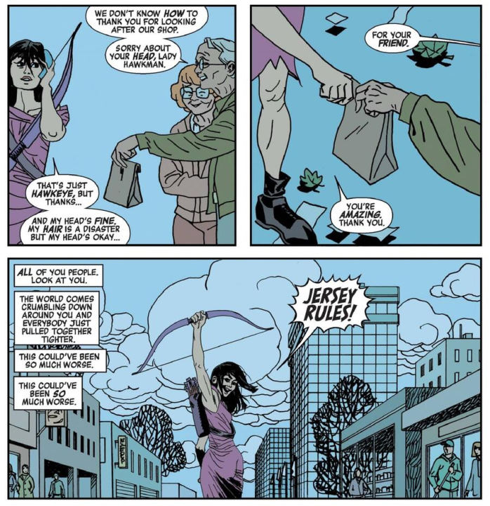 10 momentos de la serie Hawkeye inspirados en el cómic de Matt Fraction y David Aja