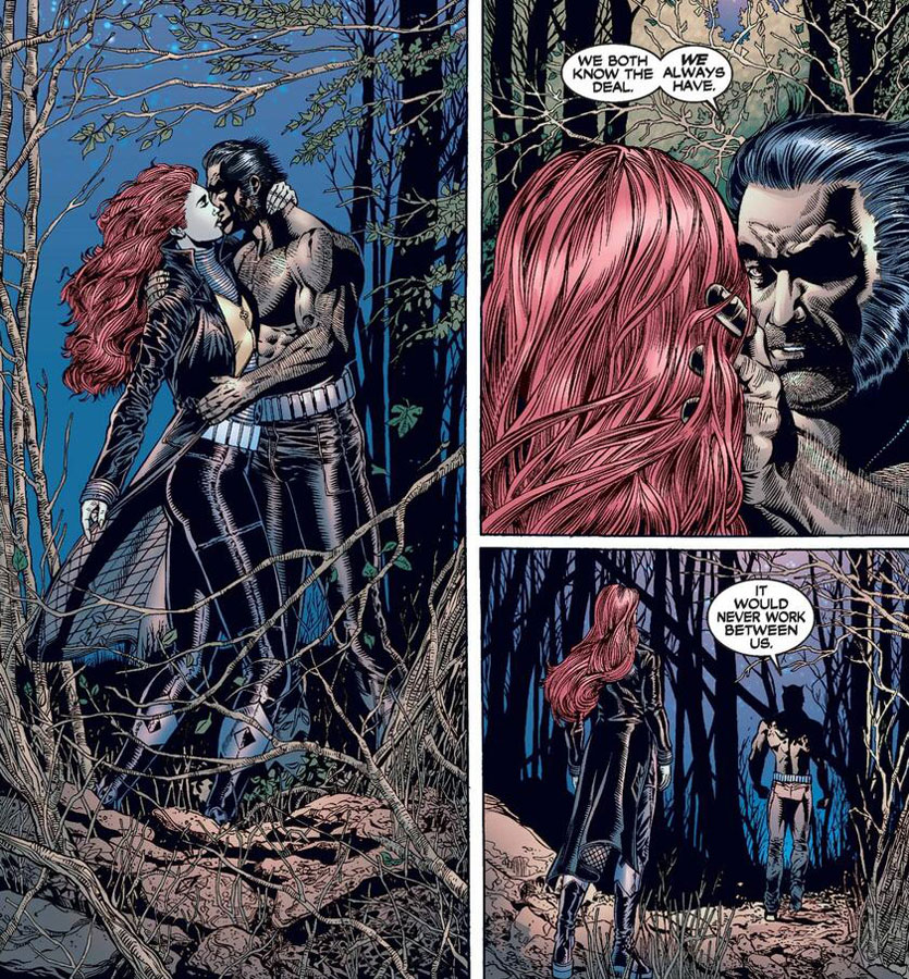 Los besos más importantes entre Jean Grey y Wolverine