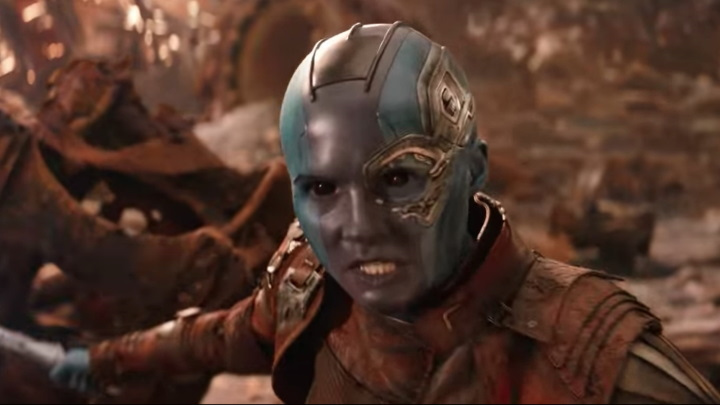 Nebula luce heridas impotantes en el set de Guardians of the Galaxy Vol. 3