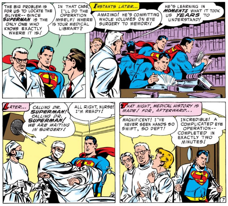 ¿Las versiones antiguas de Superman eran más inteligentes?