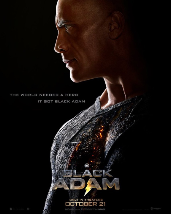 ¡Black Adam ya cuenta con su primer póster oficial!