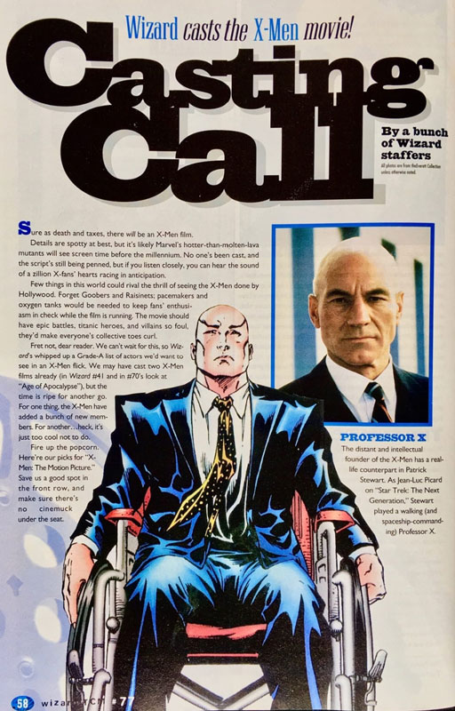 Este era el casting ideal de los X-Men en los 90 según la revista Wizard