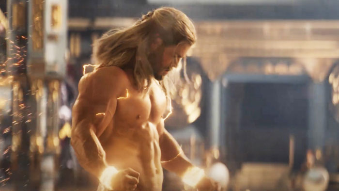 Thor: Love and Thunder presenta el primer desnudo integral del MCU