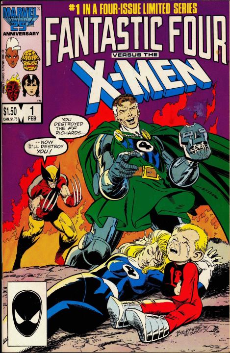Fantastic Four vs X-Men, uno de los crossovers que marcaron la década de los 80