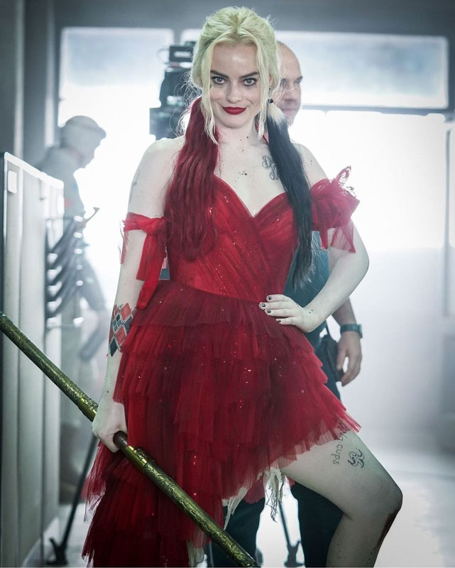 Comparten fotos inéditas de Margot Robbie como Harley Quinn