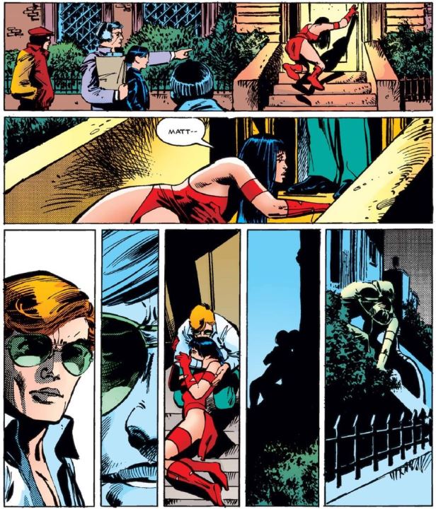 Los encuentros y desencuentros de Daredevil y Elektra