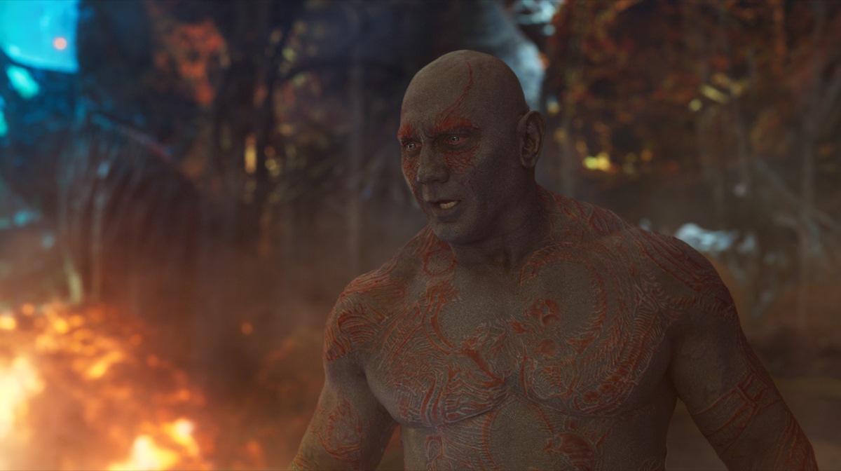 Así salvaron Drax y los Guardians of the Galaxy a Dave Bautista