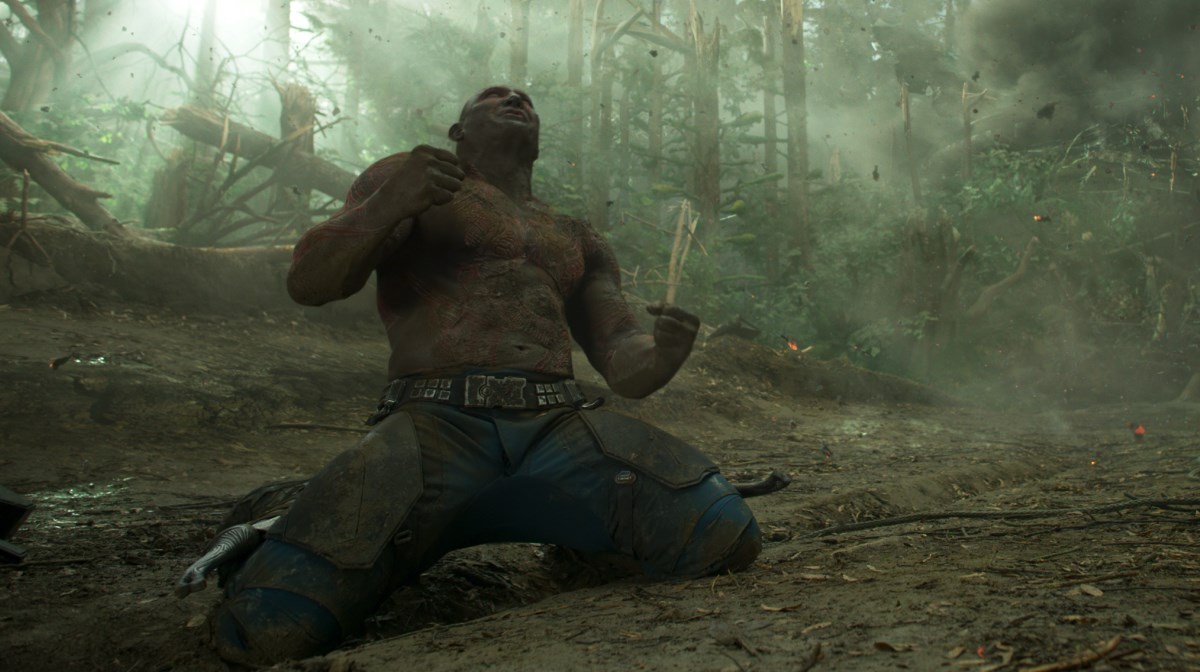 Así salvaron Drax y los Guardians of the Galaxy a Dave Bautista