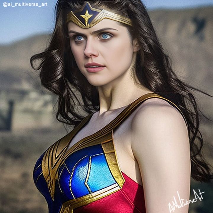 Así luce Alexandra Daddario como Wonder Woman